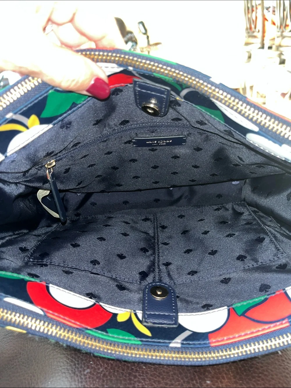 EUC Authentic Kate Spade Dawn Breezy Floral-Print Shoulder Bag